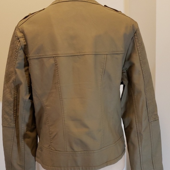 CollectionB by Bernardo Vegan Faux Leather Moto Jacket XL EUC - Picture 5 of 8